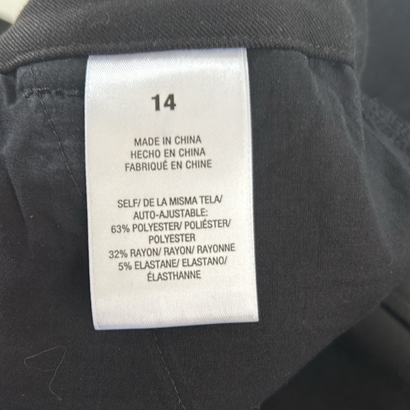 Favorite Daughter black pleated trouser pant side pocket back pocket clasp close - Picture 6 of 16